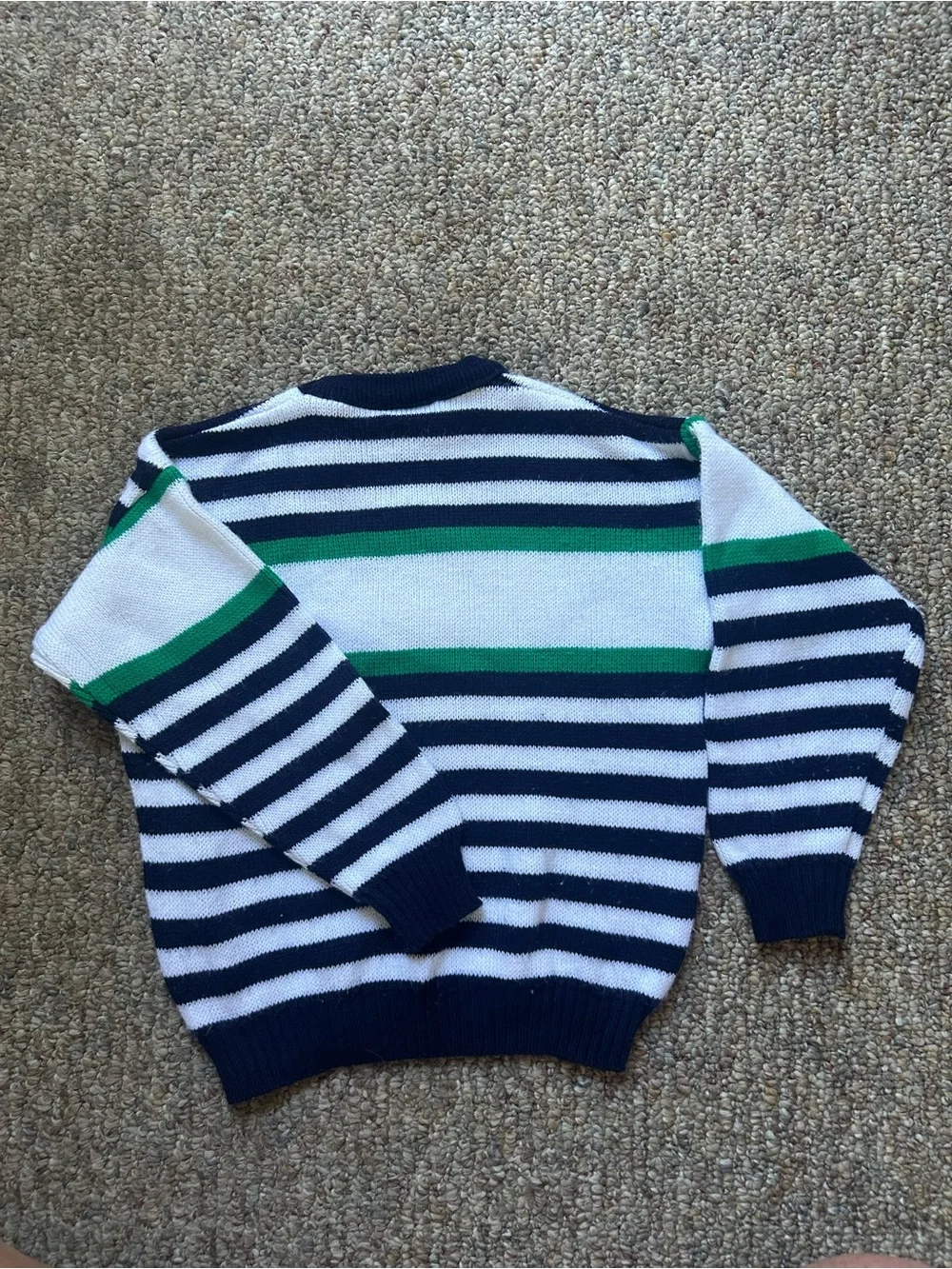 Vintage Kids Swallow Made in Ireland Striped Knit Sweater